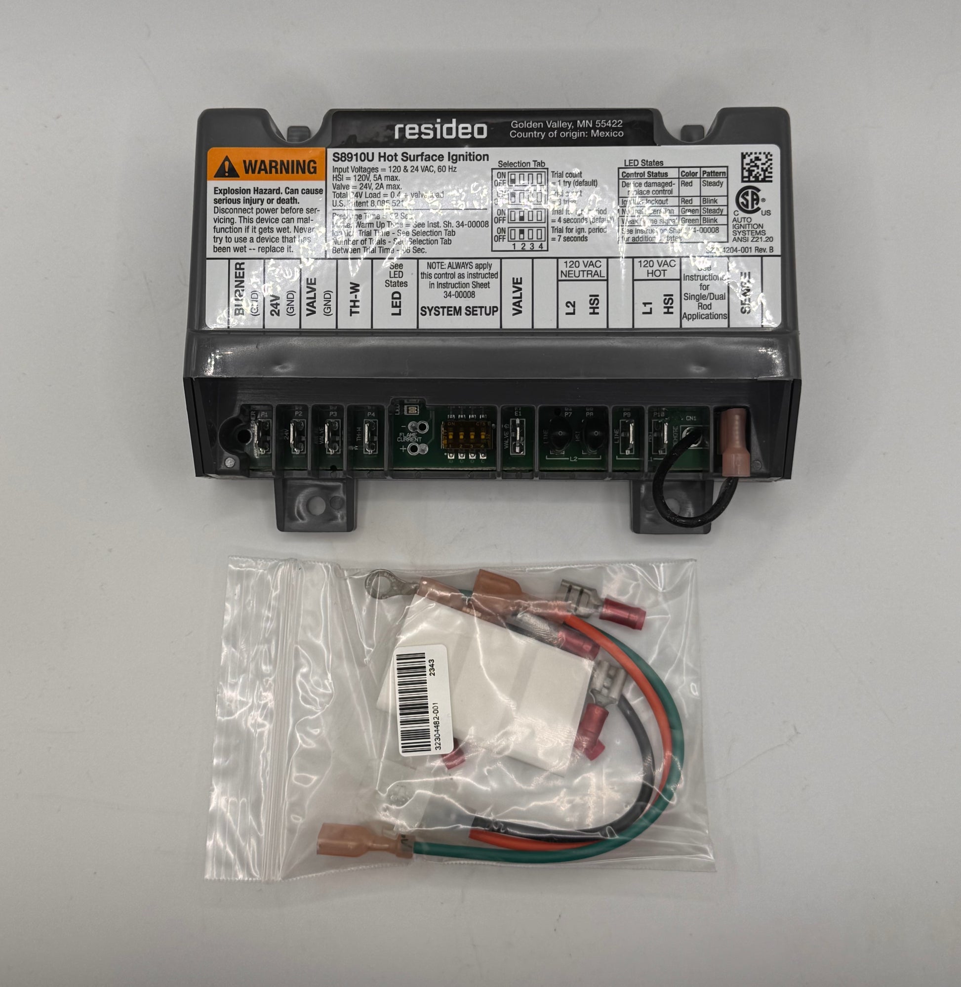Hot Surface Ignition Module: 90436500
