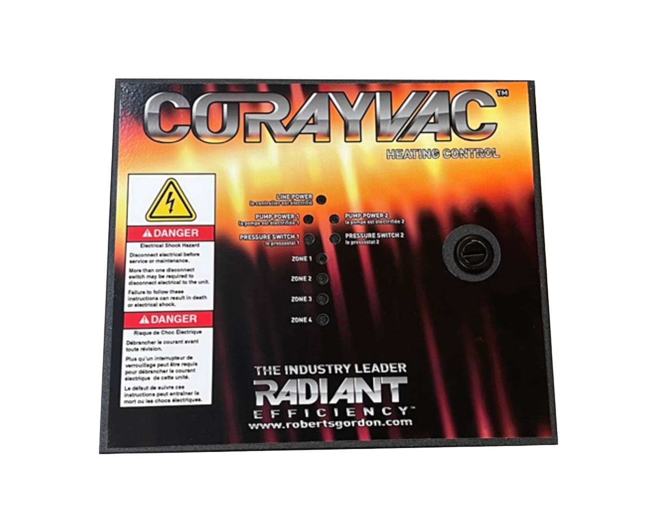 Replacement CoRayVac Control Panel: IRHS-PANEL-R