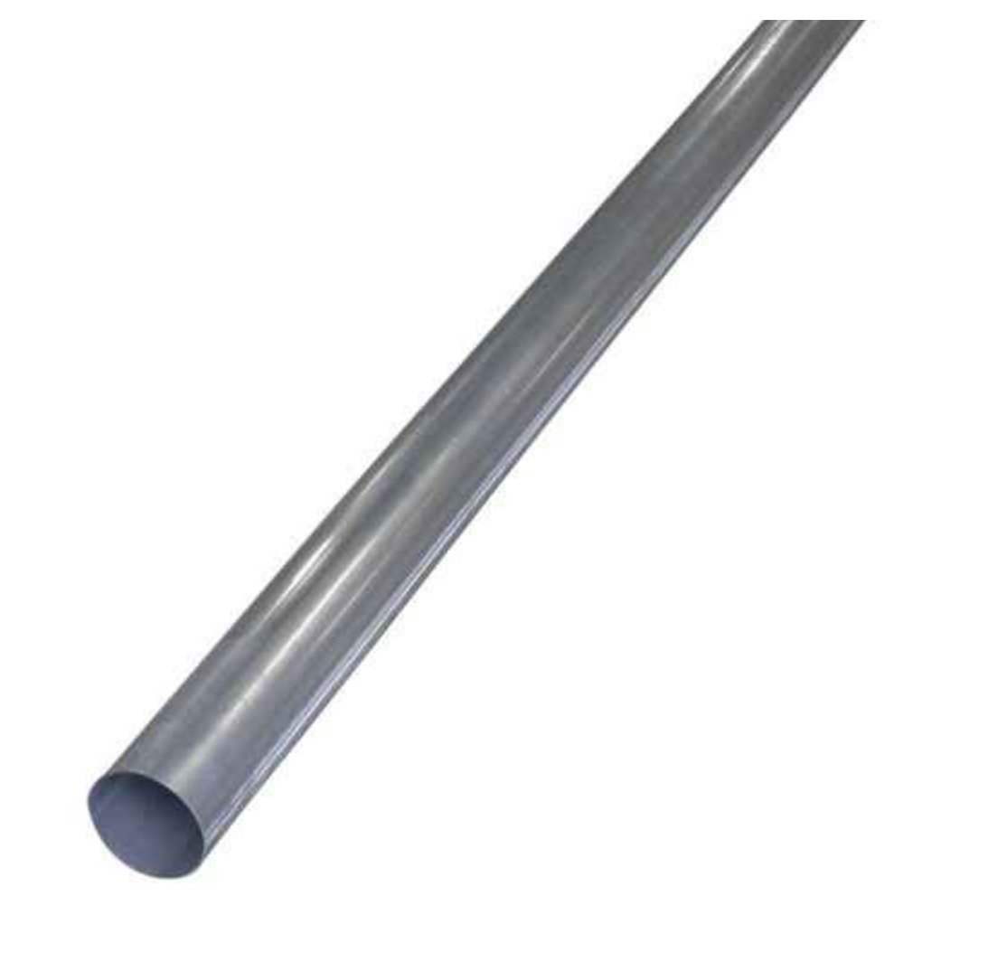 Roberts Gordon Tube, Aluminized, 16 Ga., 10 ft. - 4" Dia: 91409408
